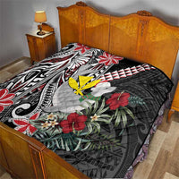 Hawaii Monk Seal Santa Quilt Hibiscus Kakau Pattern Mele Kalikimaka LT9 - Polynesian Pride
