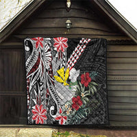 Hawaii Monk Seal Santa Quilt Hibiscus Kakau Pattern Mele Kalikimaka LT9 - Polynesian Pride