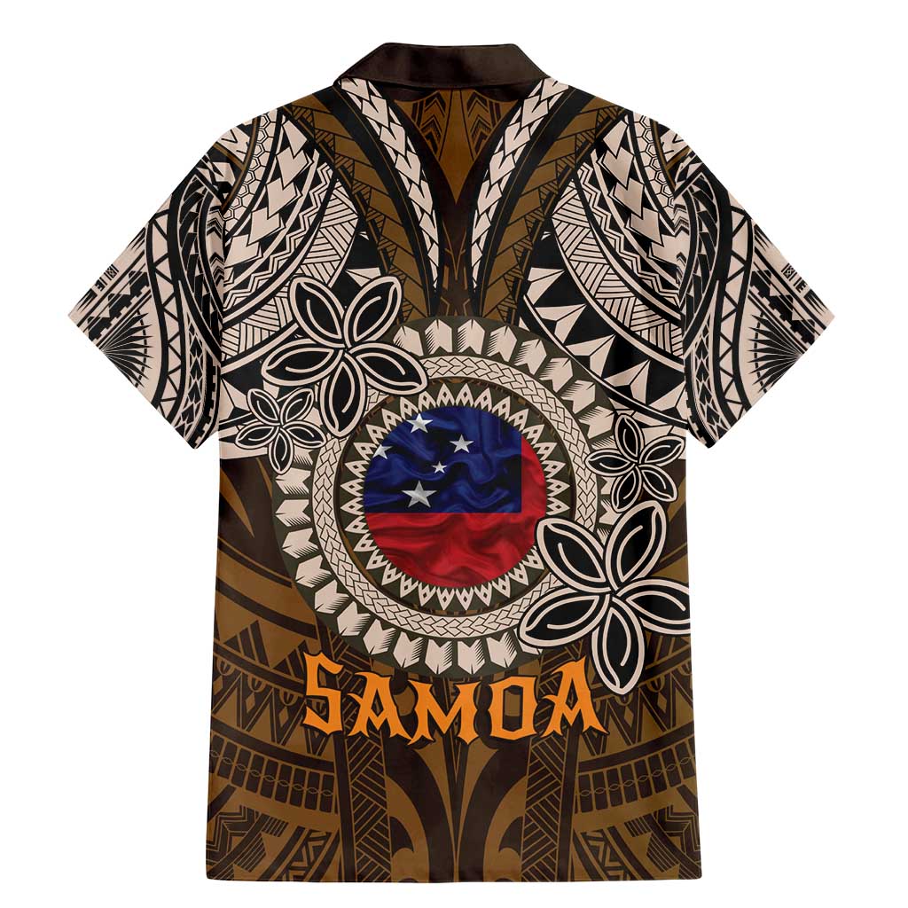 Samoa Warrior Family Matching Mermaid Dress and Hawaiian Shirt The Mighty Samoan Warrior Spirit LT9 - Polynesian Pride