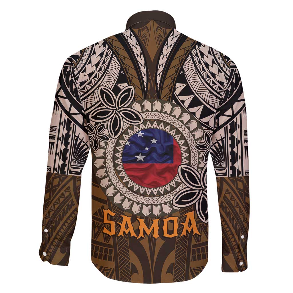 Samoa Warrior Family Matching Mermaid Dress and Hawaiian Shirt The Mighty Samoan Warrior Spirit LT9 - Polynesian Pride
