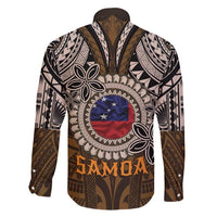 Samoa Warrior Family Matching Off Shoulder Short Dress and Hawaiian Shirt The Mighty Samoan Warrior Spirit LT9 - Polynesian Pride