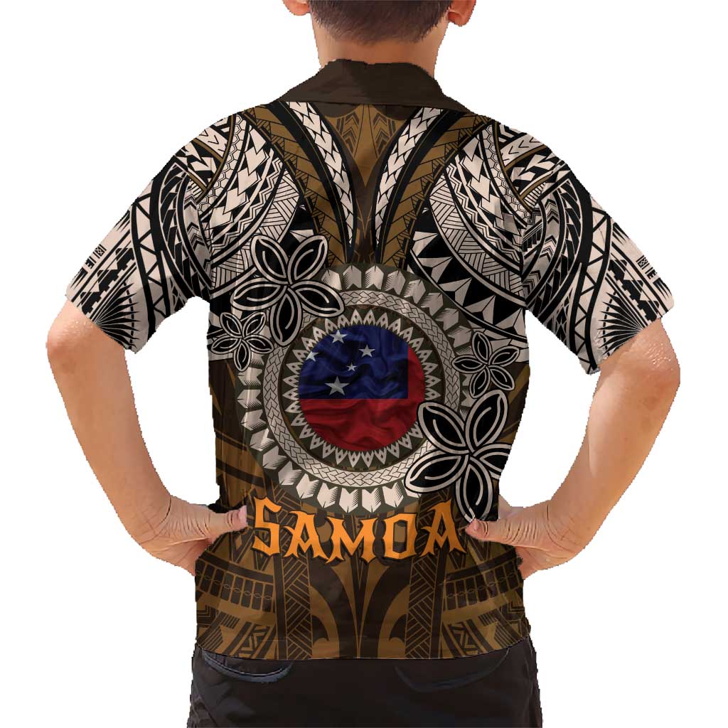 Samoa Warrior Hawaiian Shirt The Mighty Samoan Warrior Spirit LT9 - Polynesian Pride