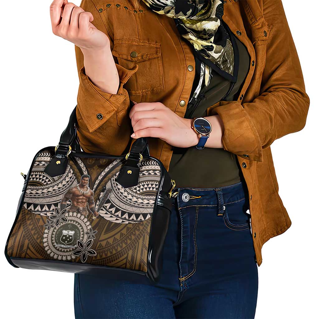 Samoa Warrior Shoulder Handbag The Mighty Samoan Warrior Spirit
