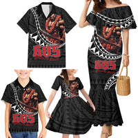 Samoan Pride Polynesian Tribal Warrior Family Matching Mermaid Dress and Hawaiian Shirt 685 Samoa Mo Samoa LT9 - Polynesian Pride
