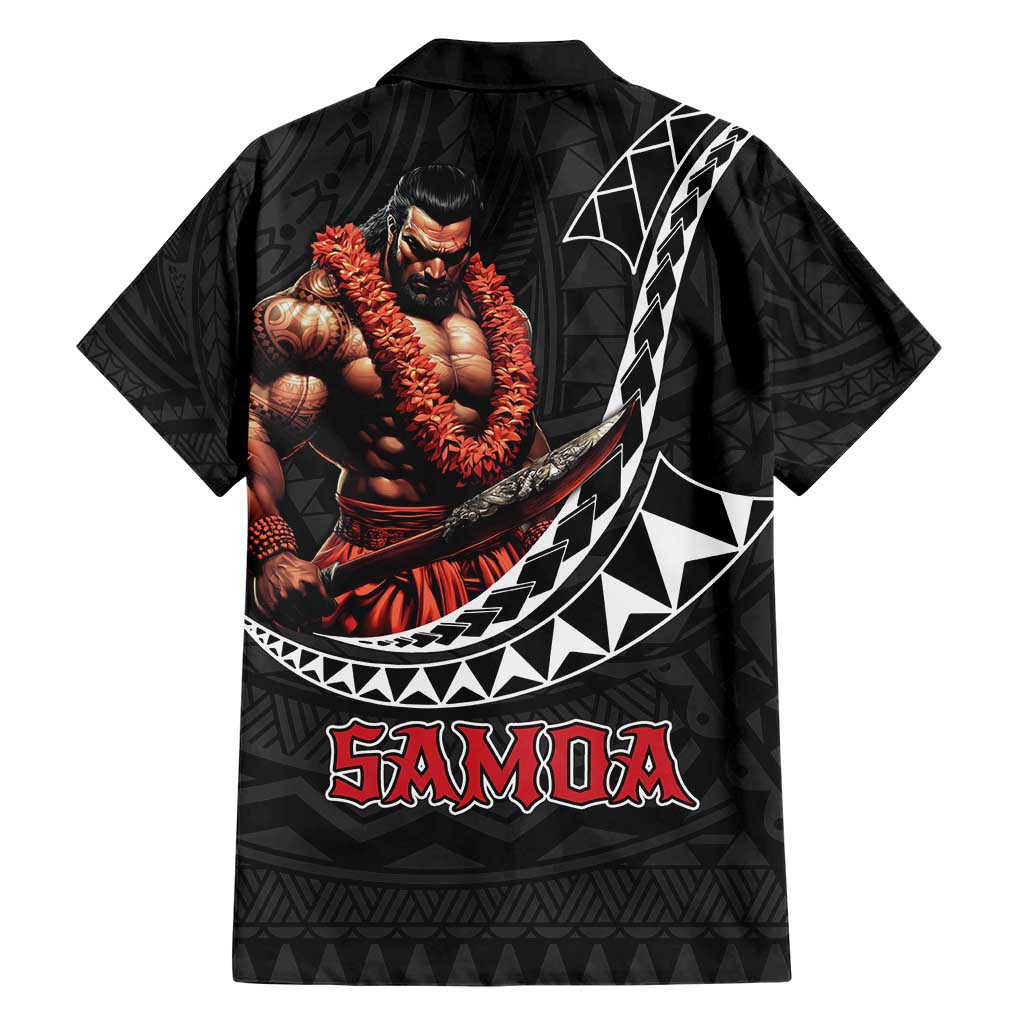 Samoan Pride Polynesian Tribal Warrior Family Matching Short Sleeve Bodycon Dress and Hawaiian Shirt 685 Samoa Mo Samoa LT9 - Polynesian Pride