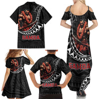 Samoan Pride Polynesian Tribal Warrior Family Matching Summer Maxi Dress and Hawaiian Shirt 685 Samoa Mo Samoa LT9 - Polynesian Pride