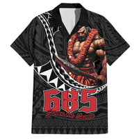 Samoan Pride Polynesian Tribal Warrior Family Matching Summer Maxi Dress and Hawaiian Shirt 685 Samoa Mo Samoa LT9 Dad's Shirt - Short Sleeve Black - Polynesian Pride