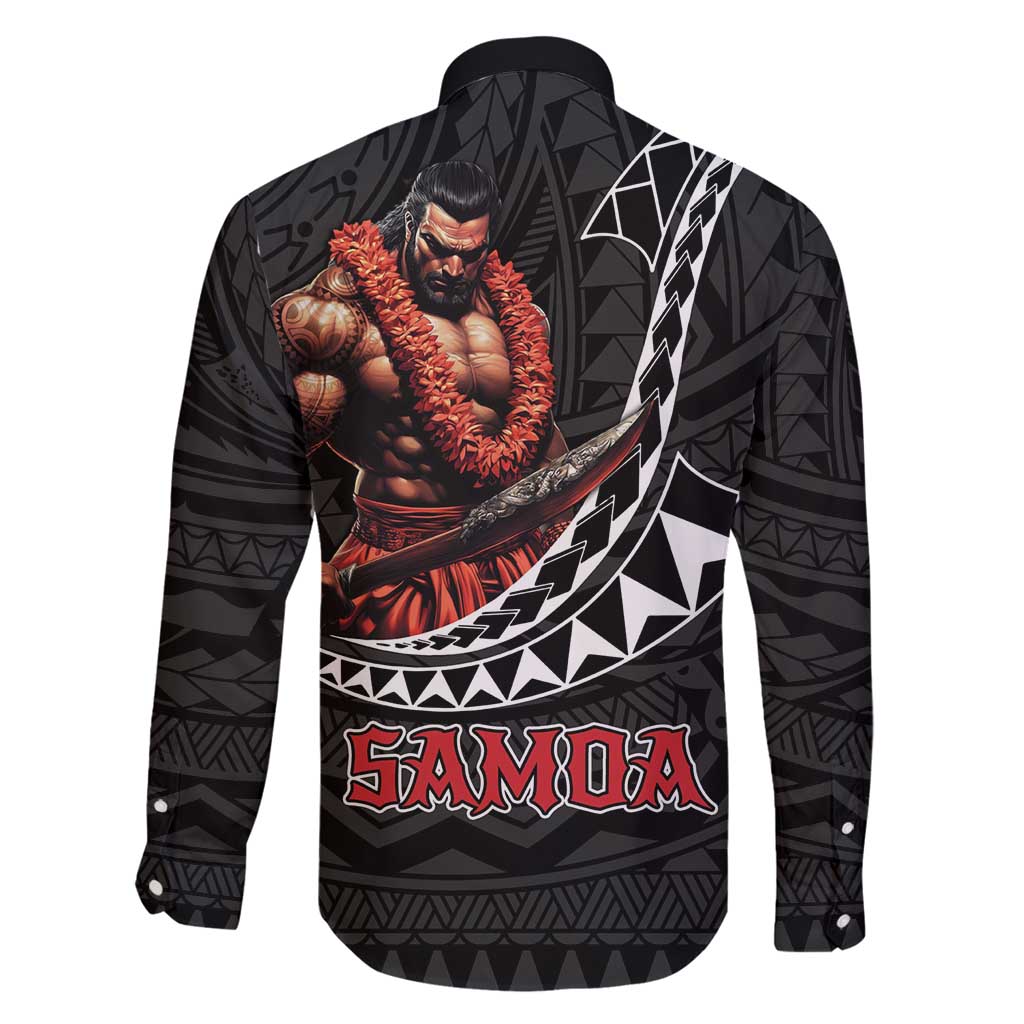 Samoan Pride Polynesian Tribal Warrior Family Matching Tank Maxi Dress and Hawaiian Shirt 685 Samoa Mo Samoa LT9 - Polynesian Pride