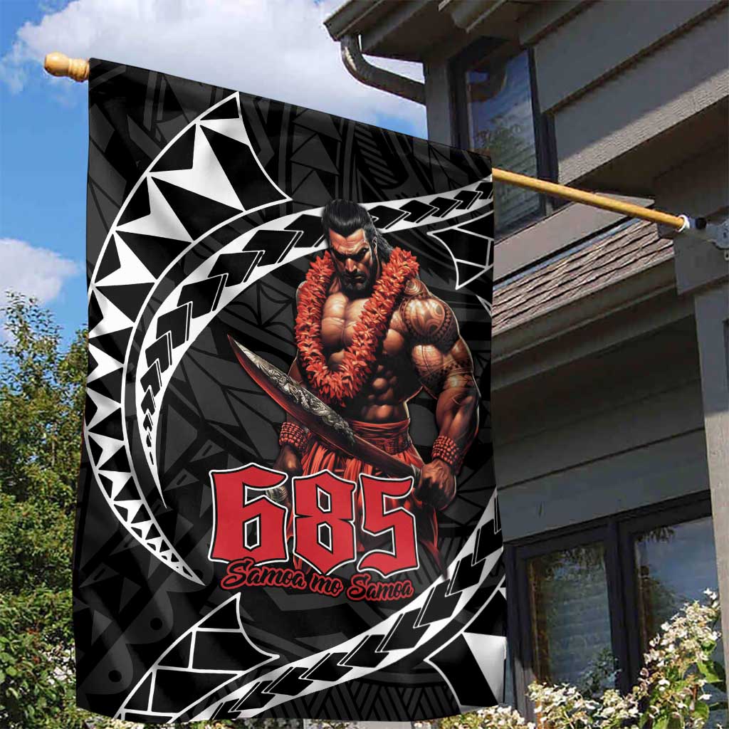 Samoan Pride Polynesian Tribal Warrior Garden Flag 685 Samoa Mo Samoa