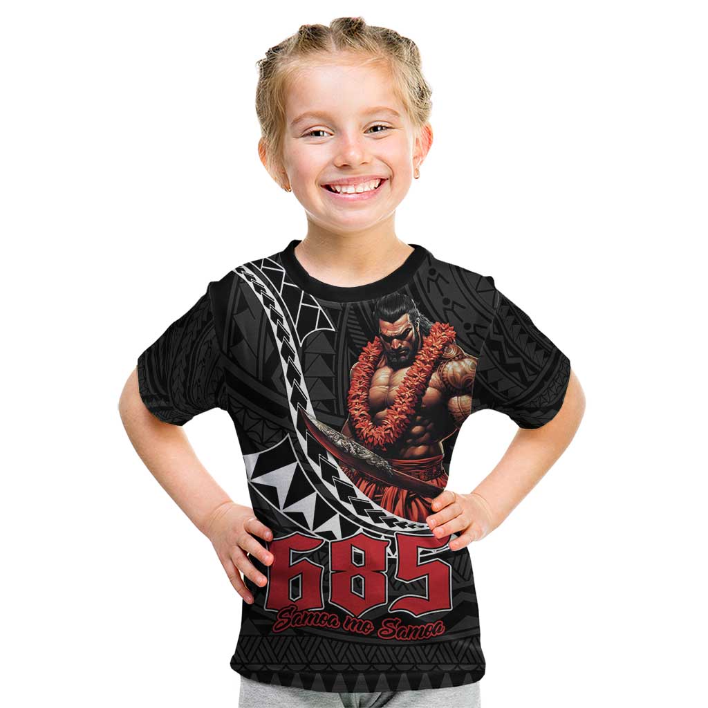 Samoan Pride Polynesian Tribal Warrior Kid T Shirt 685 Samoa Mo Samoa
