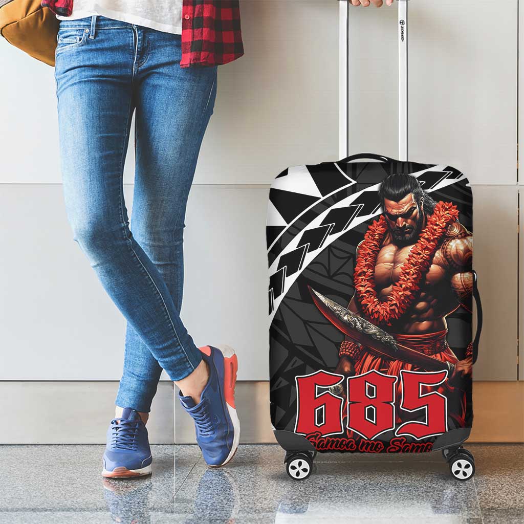 Samoan Pride Polynesian Tribal Warrior Luggage Cover 685 Samoa Mo Samoa
