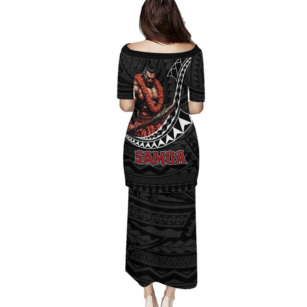 Samoan Pride Polynesian Tribal Warrior Puletasi 685 Samoa Mo Samoa