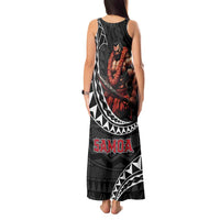 Samoan Pride Polynesian Tribal Warrior Tank Maxi Dress 685 Samoa Mo Samoa LT9 - Polynesian Pride
