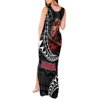 Samoan Pride Polynesian Tribal Warrior Tank Maxi Dress 685 Samoa Mo Samoa LT9 - Polynesian Pride
