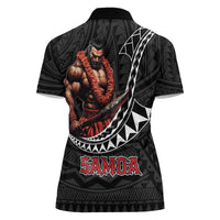 Samoan Pride Polynesian Tribal Warrior Women Polo Shirt 685 Samoa Mo Samoa