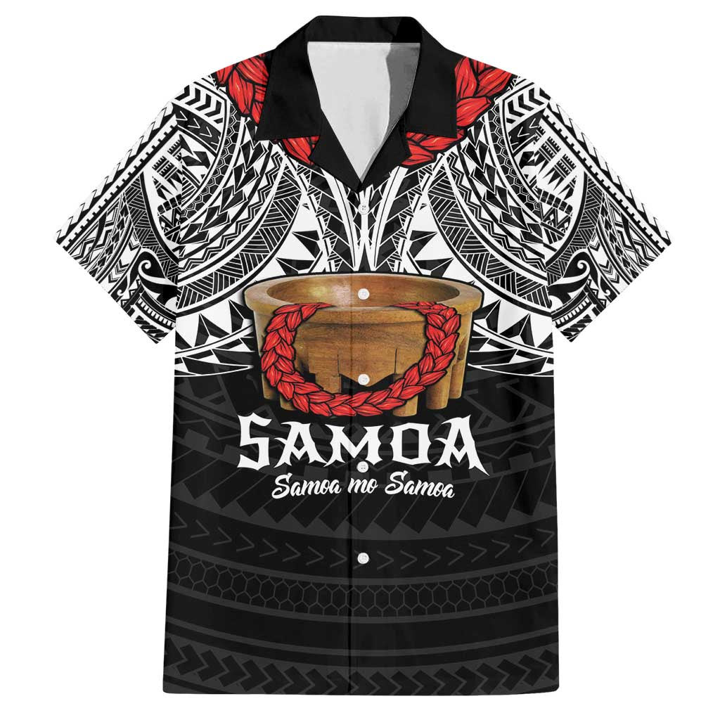 Samoan Tanoa Kava Bowl Ula Fala Family Matching Long Sleeve Bodycon Dress and Hawaiian Shirt Polynesian Tribal Vibe LT9 Dad's Shirt - Short Sleeve Brown - Polynesian Pride