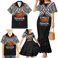 Samoan Tanoa Kava Bowl Ula Fala Family Matching Mermaid Dress and Hawaiian Shirt Polynesian Tribal Vibe LT9 - Polynesian Pride