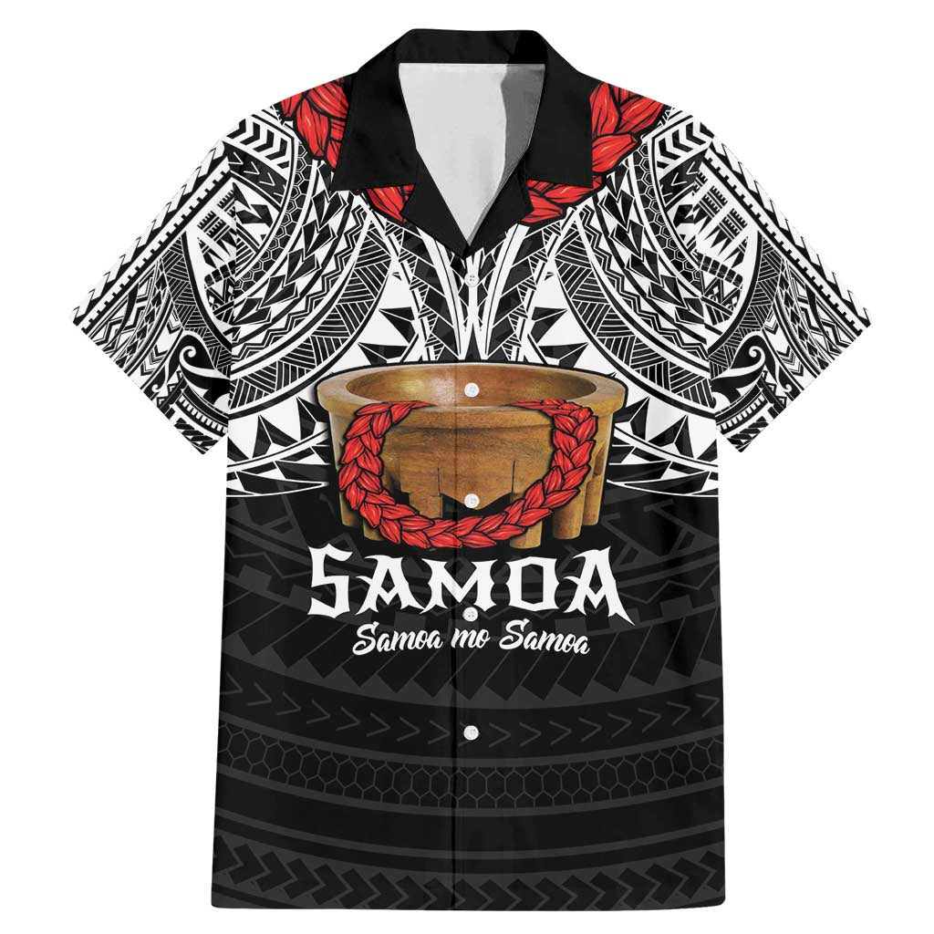 Samoan Tanoa Kava Bowl Ula Fala Family Matching Mermaid Dress and Hawaiian Shirt Polynesian Tribal Vibe LT9 Dad's Shirt - Short Sleeve Brown - Polynesian Pride