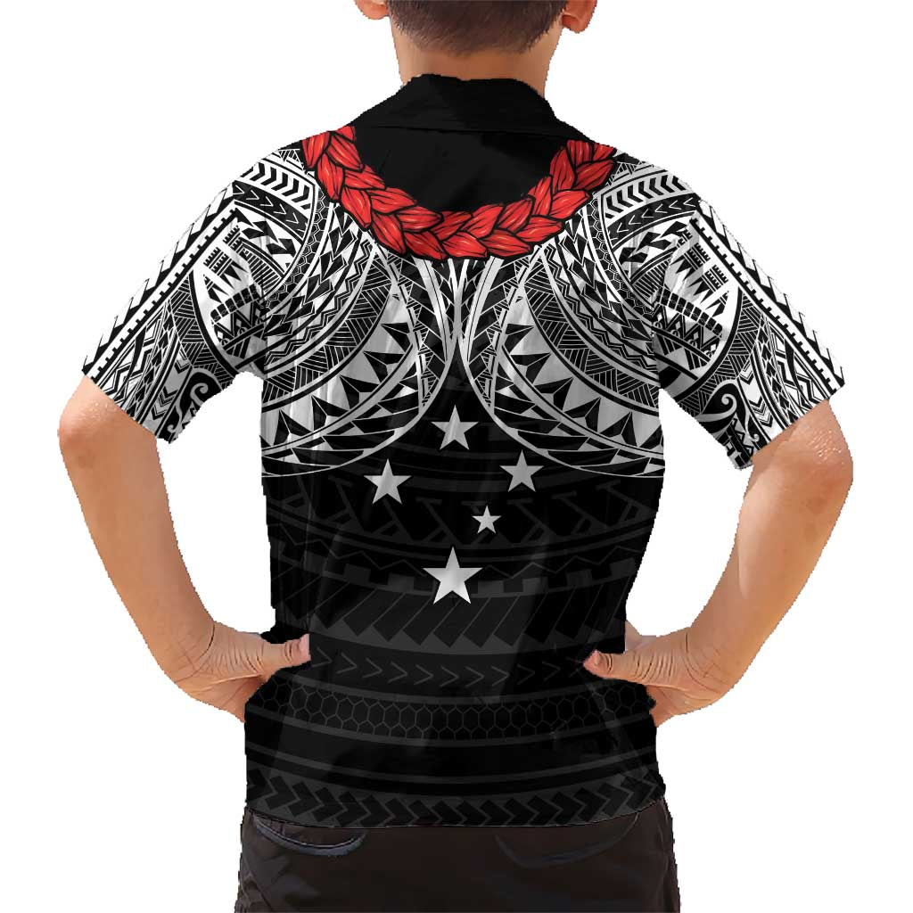 Samoan Tanoa Kava Bowl Ula Fala Kid Hawaiian Shirt Polynesian Tribal Vibe LT9 - Polynesian Pride