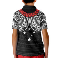 Samoan Tanoa Kava Bowl Ula Fala Kid Polo Shirt Polynesian Tribal Vibe LT9 - Polynesian Pride