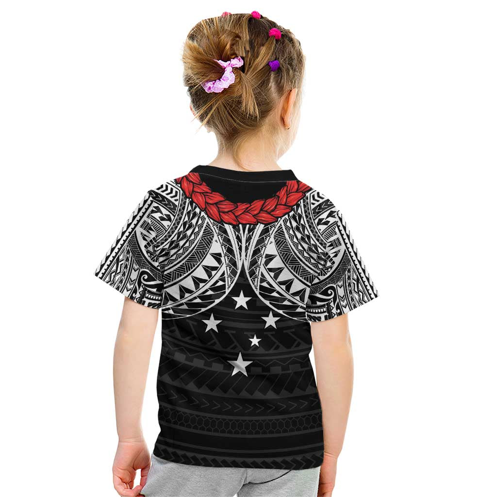 Samoan Tanoa Kava Bowl Ula Fala Kid T Shirt Polynesian Tribal Vibe