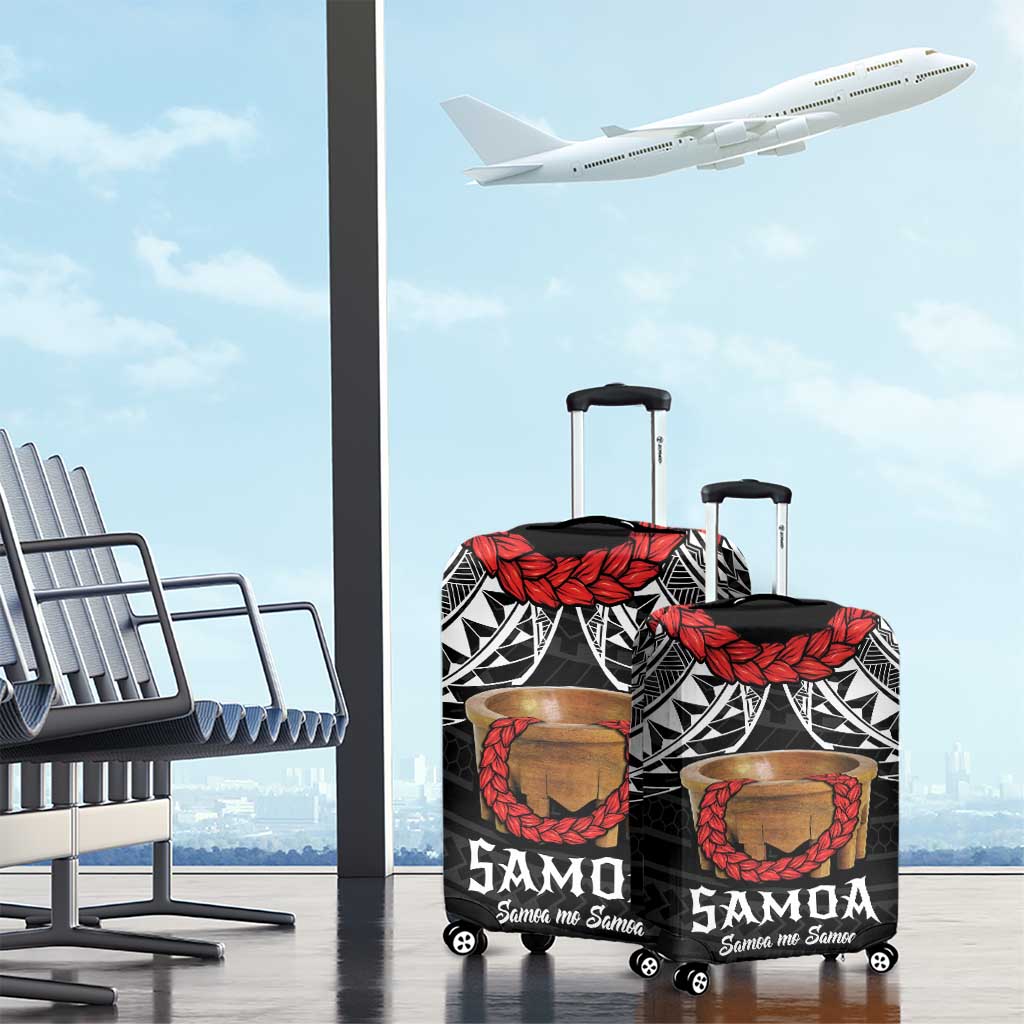 Samoan Tanoa Kava Bowl Ula Fala Luggage Cover Polynesian Tribal Vibe