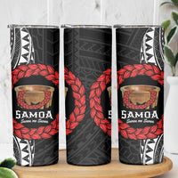 Samoan Tanoa Kava Bowl Ula Fala Skinny Tumbler Polynesian Tribal Vibe LT9 - Polynesian Pride