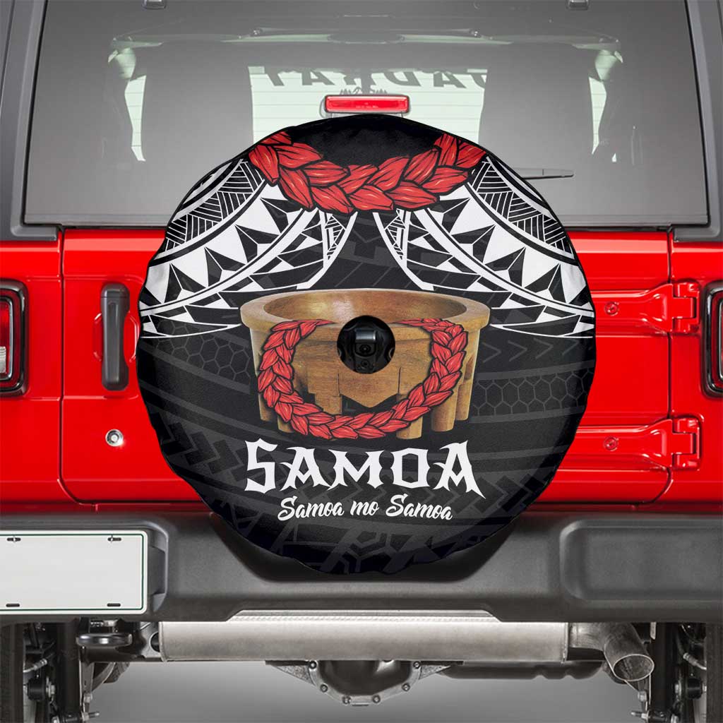 Samoan Tanoa Kava Bowl Ula Fala Spare Tire Cover Polynesian Tribal Vibe LT9 - Polynesian Pride