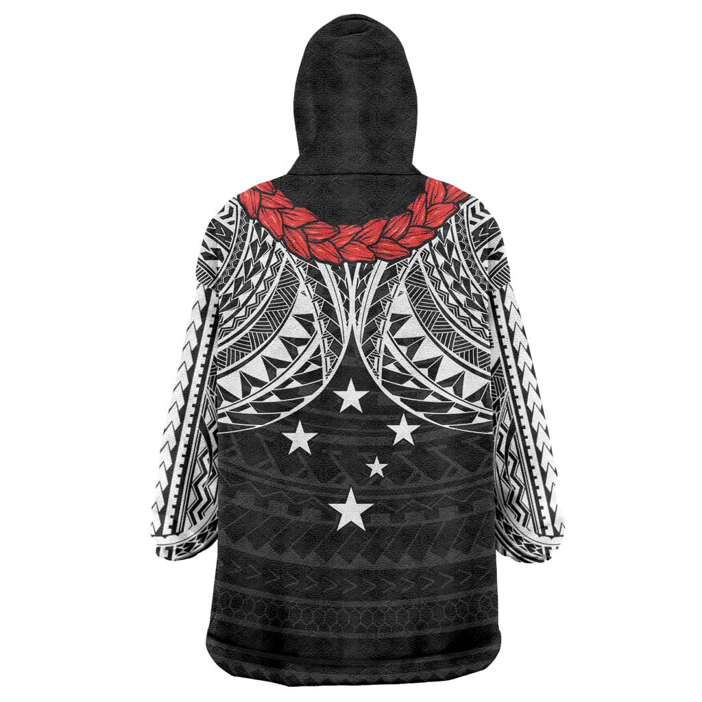 Samoan Tanoa Kava Bowl Ula Fala Wearable Blanket Hoodie Polynesian Tribal Vibe LT9 - Polynesian Pride