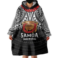 Samoan Tanoa Kava Bowl Ula Fala Wearable Blanket Hoodie Polynesian Tribal Vibe LT9 - Polynesian Pride