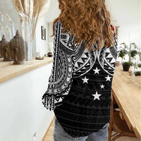 Samoan Tanoa Kava Bowl Ula Fala Women Casual Shirt Polynesian Tribal Vibe LT9 - Polynesian Pride