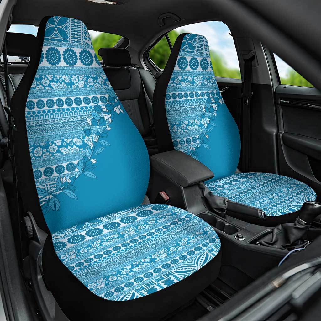 Fiji Marau na Kerisimasi Car Seat Cover Aqua Tagimoucia Tapa Masi Tribal LT9 One Size Aqua - Polynesian Pride