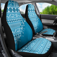 Fiji Marau na Kerisimasi Car Seat Cover Aqua Tagimoucia Tapa Masi Tribal LT9 - Polynesian Pride