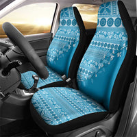Fiji Marau na Kerisimasi Car Seat Cover Aqua Tagimoucia Tapa Masi Tribal LT9 - Polynesian Pride
