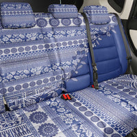 Fiji Marau na Kerisimasi Back Car Seat Cover Blue Tagimoucia Tapa Masi Tribal LT9 - Polynesian Pride