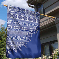 Fiji Marau na Kerisimasi Garden Flag Blue Tagimoucia Tapa Masi Tribal LT9 - Polynesian Pride