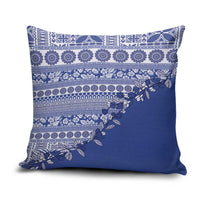 Fiji Marau na Kerisimasi Pillow Cover Blue Tagimoucia Tapa Masi Tribal LT9 Blue - Polynesian Pride