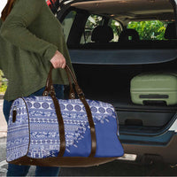 Fiji Marau na Kerisimasi Travel Bag Blue Tagimoucia Tapa Masi Tribal LT9 - Polynesian Pride