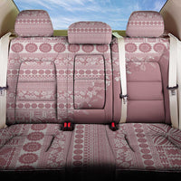 Fiji Marau na Kerisimasi Back Car Seat Cover Dusty Rose Tagimoucia Tapa Masi Tribal LT9 One Size Pink - Polynesian Pride
