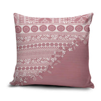 Fiji Marau na Kerisimasi Pillow Cover Dusty Rose Tagimoucia Tapa Masi Tribal LT9 Pink - Polynesian Pride