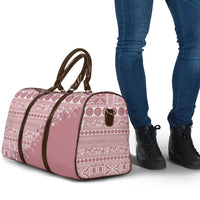 Fiji Marau na Kerisimasi Travel Bag Dusty Rose Tagimoucia Tapa Masi Tribal LT9 - Polynesian Pride