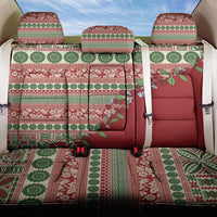 Fiji Marau na Kerisimasi Back Car Seat Cover Red Tagimoucia Tapa Masi Tribal LT9 One Size Red - Polynesian Pride