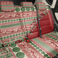 Fiji Marau na Kerisimasi Back Car Seat Cover Red Tagimoucia Tapa Masi Tribal LT9 - Polynesian Pride