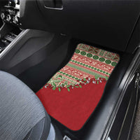 Fiji Marau na Kerisimasi Car Mats Red Tagimoucia Tapa Masi Tribal LT9 - Polynesian Pride
