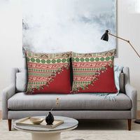 Fiji Marau na Kerisimasi Pillow Cover Red Tagimoucia Tapa Masi Tribal LT9 - Polynesian Pride