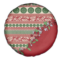 Fiji Marau na Kerisimasi Spare Tire Cover Red Tagimoucia Tapa Masi Tribal LT9 - Polynesian Pride