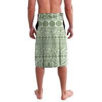 Fiji Marau na Kerisimasi Lavalava Sage Green Tagimoucia Tapa Masi Tribal LT9 - Polynesian Pride