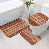 Fiji Marau na Kerisimasi Bathroom Set Gold Tapa Masi Inspired Christmas LT9 - Polynesian Pride