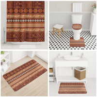 Fiji Marau na Kerisimasi Bathroom Set Gold Tapa Masi Inspired Christmas LT9 - Polynesian Pride