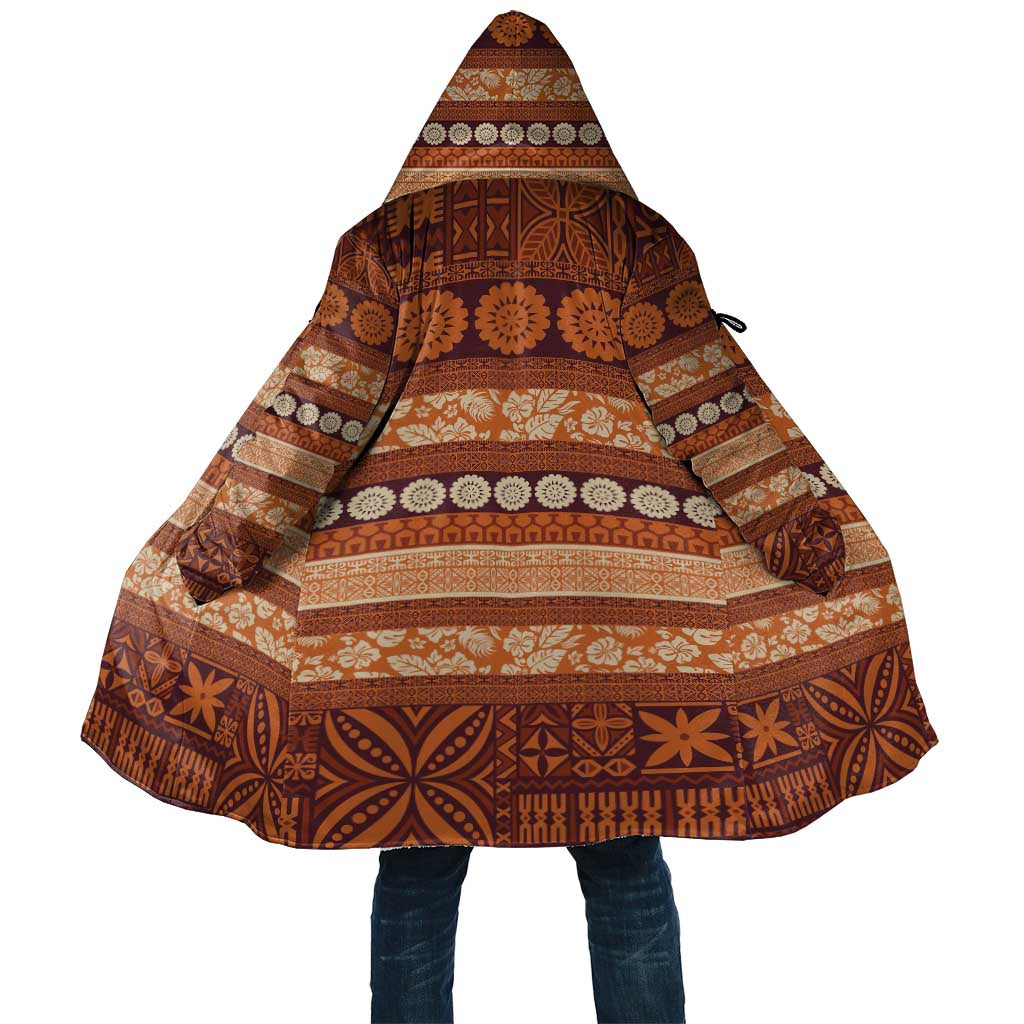 Fiji Marau na Kerisimasi Cloak Gold Tapa Masi Inspired Christmas LT9 Unisex Gold - Polynesian Pride